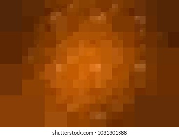 Dark Orange vector abstract textured polygonal background. Blurry rectangle design. Pattern can be used for background.