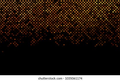 Dark Orange vector abstract textured polygonal background. Blurry rectangular design. The pattern with repeating rectangles can be used for background.