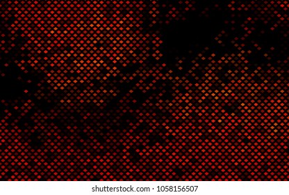 Dark Orange vector abstract textured polygonal background. Blurry rectangular design. The pattern with repeating rectangles can be used for background.