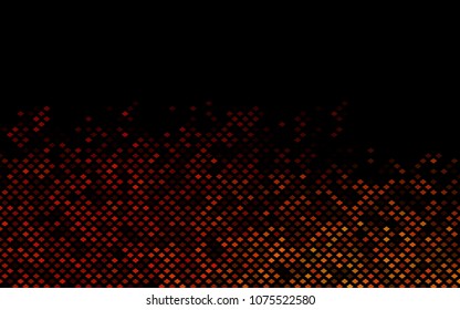 Dark Orange vector abstract textured polygonal background. Blurry rectangular design. The pattern with repeating rectangles can be used for background.