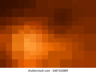 Dark Orange vector abstract textured polygonal background. Blurry rectangle design. Pattern can be used for background.
