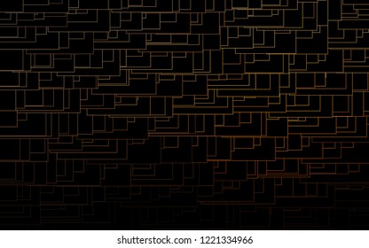 Dark Orange vector abstract textured polygonal background. Blurry rectangular design. The pattern with repeating rectangles can be used for background.