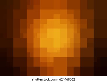 Dark Orange vector abstract textured polygonal background. Blurry rectangle design. Pattern can be used for background.