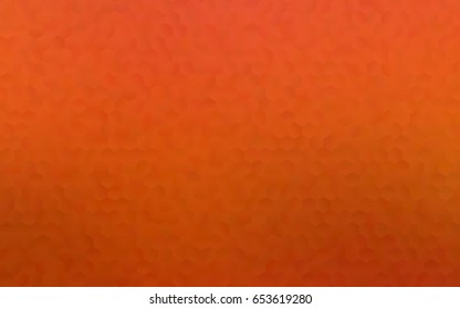 Dark Orange vector abstract textured polygonal background. Brand-new blurry hexagonal design. Pattern can be used for background.