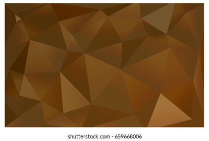 Dark Orange vector abstract textured polygonal background. Blurry triangle design. Pattern can be used for background.