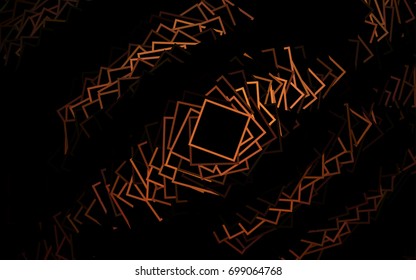 Dark Orange vector abstract textured polygonal background. Blurry rectangular design. The pattern with repeating rectangles can be used for background.