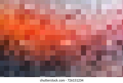 Dark Orange vector abstract textured polygonal background. Blurry rectangular design. The pattern with repeating rectangles can be used for background.