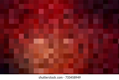 Dark Orange vector abstract textured polygonal background. Blurry rectangular design. The pattern with repeating rectangles can be used for background.
