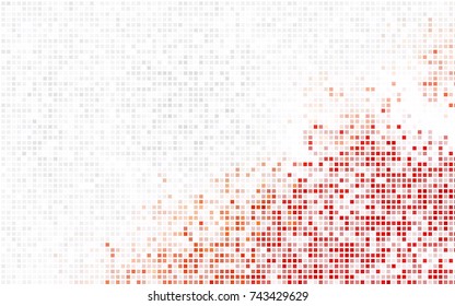 Dark Orange vector abstract textured polygonal background. Blurry rectangular design. The pattern with repeating rectangles can be used for background.