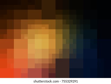 Dark Orange vector abstract textured polygonal background. Blurry rectangle design. Pattern can be used for background.