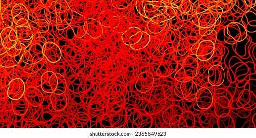 Dunkelorangefarbener Vektorhintergrund mit chaotischen Formen. Farbige Illustration mit einfachen Farbverlauf-Formen. Einfache Illustration für Ihre Website.