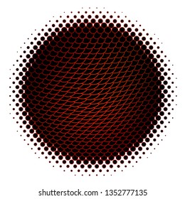Dark Orange vector backdrop with circles. Glitter abstract illustration with colorful drops. Pattern for booklets, leaflets.