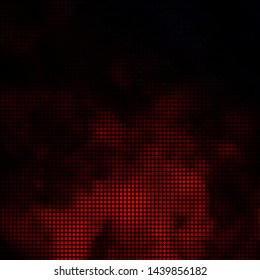 Dark Orange vector backdrop with circles. Abstract decorative design in gradient style with bubbles. Pattern for websites, landing pages.
