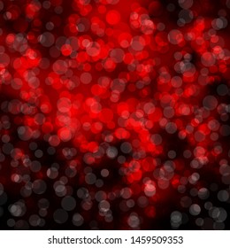 Dark Orange vector backdrop with circles. Modern abstract illustration with colorful circle shapes. Pattern for wallpapers, curtains.