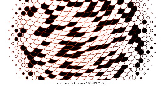 Dark Orange vector backdrop with circles. Illustration with set of shining colorful abstract spheres. Pattern for websites, landing pages.