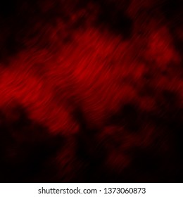 Dark Orange vector backdrop with circular arc. Illustration in halftone style with gradient curves. Pattern for busines booklets, leaflets