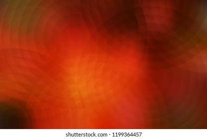 Dark Orange vector backdrop with dots. Beautiful colored illustration with blurred circles in nature style. Pattern can be used for beautiful websites.