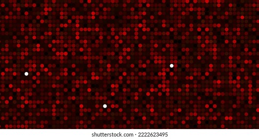 Dark Orange vector backdrop with dots. Abstract illustration with colorful spots in nature style. Pattern for websites.