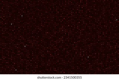 Dark Orange vector backdrop with dots. Modern abstract illustration with colorful water drops. Pattern for ads, leaflets.
