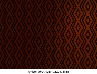 Dark Orange vector backdrop with lines, cubes. Modern geometric abstract illustration with lines, squares. Smart design for your business advert.
