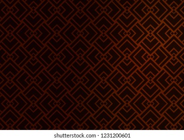 Dark Orange vector backdrop with long lines. Modern geometrical abstract illustration with staves. Backdrop for TV commercials.