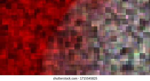 Dark Orange vector backdrop with rectangles. Colorful illustration with gradient rectangles and squares. Template for cellphones.