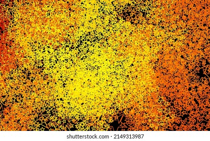 Dark Orange vector backdrop with small and big stars. Modern geometrical abstract illustration with stars. Best design for your ad, poster, banner.