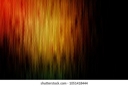 Dark Orange vector background with abstract circles. Shining crooked illustration in marble style. A completely new template for your business design.