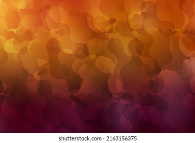 Dark Orange vector background with abstract shapes. Illustration with colorful gradient shapes in abstract style. Background for a cell phone.