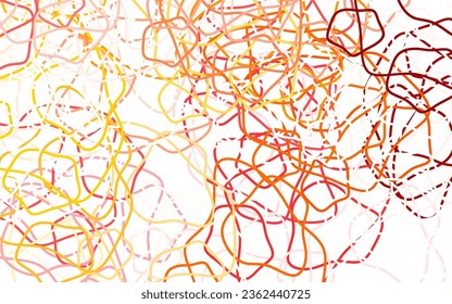 Dark Orange vector background with abstract shapes. Illustration with colorful gradient shapes in abstract style. Simple design for your web site.