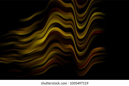 Dark Orange vector background with bent ribbons. Brand-new colored illustration in marble style with gradient. The elegant pattern for brand book.