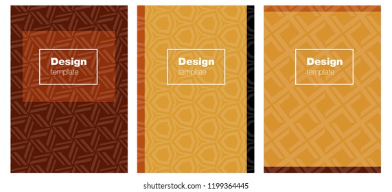Dark Orange vector background for books. Blurred decorative design in abstract style with textbox. Pattern for business books, journals.