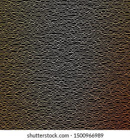 Dark Orange vector background with bows. Abstract illustration with bandy gradient lines. Pattern for commercials, ads.