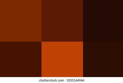 Dark Orange vector background with bright palette. Abstract palette with samples of rainbow colors. Set of colors for clever designers.