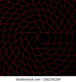 Dark Orange vector background with circles. Glitter abstract illustration with colorful drops. New template for your brand book.