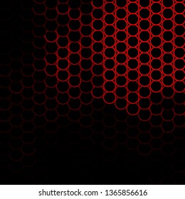 Dark Orange vector background with circles. Modern abstract illustration with colorful circle shapes. Pattern for websites, landing pages.