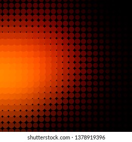 Dark Orange vector background with circles. Abstract illustration with colorful spots in nature style. Pattern for booklets, leaflets.