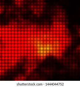 Dark Orange vector background with circles. Modern abstract illustration with colorful circle shapes. Pattern for wallpapers, curtains.