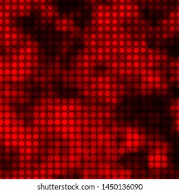 Dark Orange vector background with circles. Abstract illustration with colorful spots in nature style. Pattern for business ads.