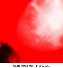 Dark Orange vector background with circles. Illustration with set of shining colorful abstract spheres. Pattern for wallpapers, curtains.