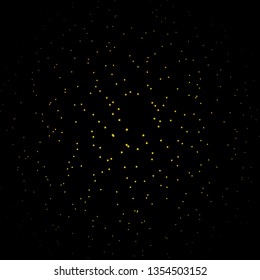 Dark Orange vector background with colorful stars. Modern geometric abstract illustration with stars. Pattern for websites, landing pages.