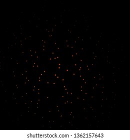 Dark Orange vector background with colorful stars. Decorative illustration with stars on abstract template. Pattern for wrapping gifts.