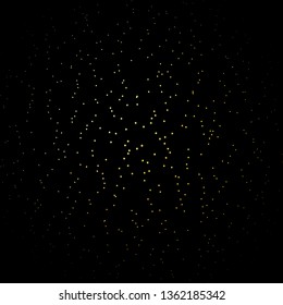 Dark Orange vector background with colorful stars. Shining colorful illustration with small and big stars. Pattern for new year ad, booklets.