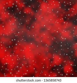 Dark Orange vector background with colorful stars. Modern geometric abstract illustration with stars. Pattern for websites, landing pages.