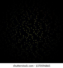 Dark Orange vector background with colorful stars. Blur decorative design in simple style with stars. Design for your business promotion.