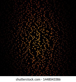 Dark Orange vector background with colorful stars. Blur decorative design in simple style with stars. Pattern for new year ad, booklets.