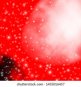 Dark Orange vector background with colorful stars. Colorful illustration in abstract style with gradient stars. Pattern for websites, landing pages.