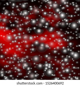 Dark Orange vector background with colorful stars. Colorful illustration in abstract style with gradient stars. Theme for cell phones.
