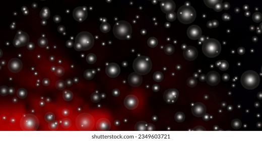 Dark Orange vector background with colorful stars. Colorful illustration with abstract gradient stars. Pattern for websites, landing pages.