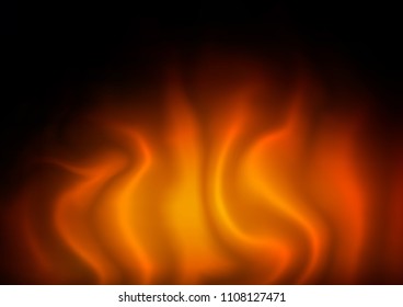 Dark Orange vector background with curved circles. A completely new color illustration in marble style. A completely new marble design for your business.